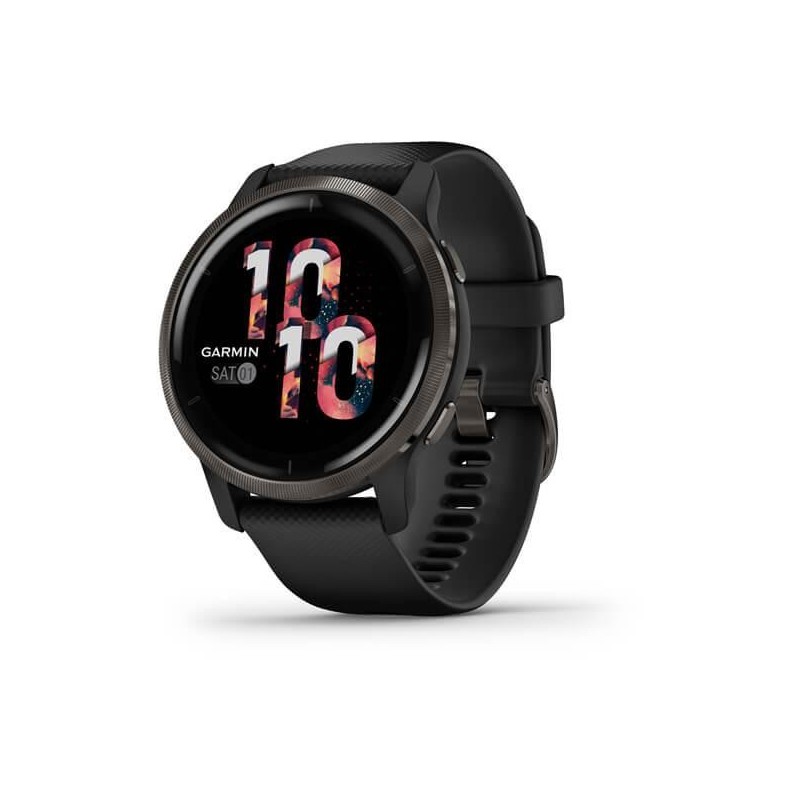 Ceas smartwatch garmin venu 2 black slate gps