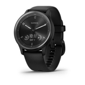 Ceas garmin smartwatch vívomove sport black case and silicone band with slate accents