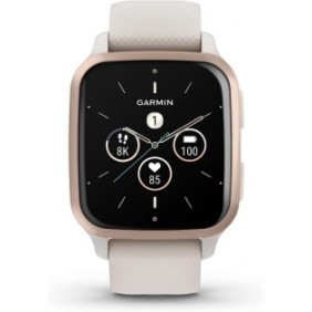 Smartwatch garmin venu sq2 ivory/peach - music ed. display amoled diagonala display: 1.41″ (35.9 mm)