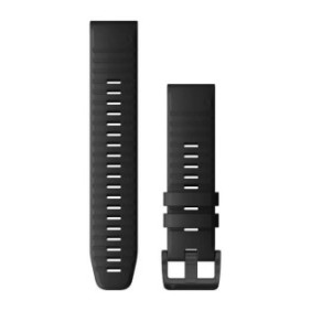 Garmin curea ceas silicon quickfit 22 black  accfenix 6 22mm quickfit black silicone band