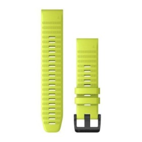 Garmin curea ceas silicon quickfit 22 yellow  accfenix 6 22mm quickfit amp yellow silicone band