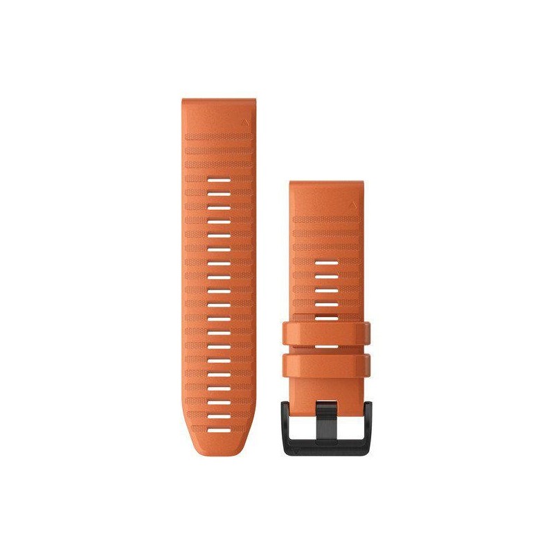 Garmin curea ceas silicon quickfit 26 orange  accfenix 6x 26mm quickfit ember orange silicone band