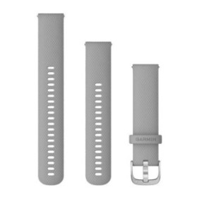 Garmin curea silicon ceas 20mm grey-sliver  acc vivomove3 20mm silicone grey-sliver