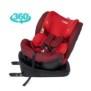 Scaun auto rotativ 360 gr cu isofix rosu