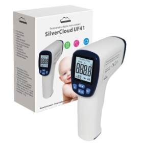 Pni termometru digital silvercloud uf41 infrarosu non-contact pentru corp si suprafete atentionare vocala plaja masurare: