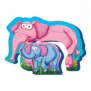 Puzzle mama si copilul elefant8 piese