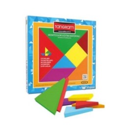 Colored tangram