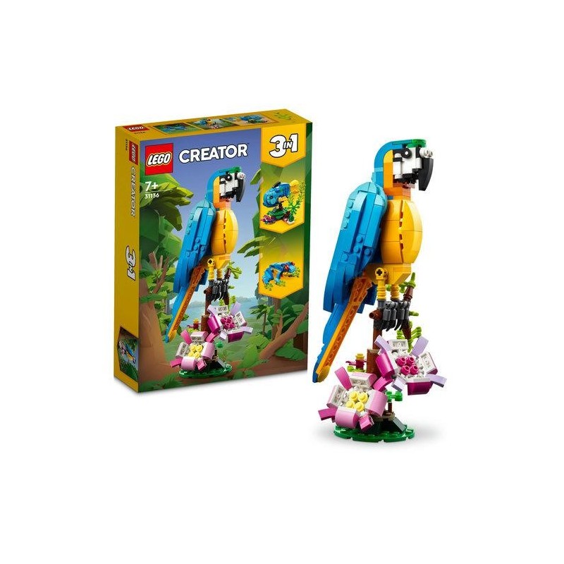 Papagal exotic 3in1 lego 31136