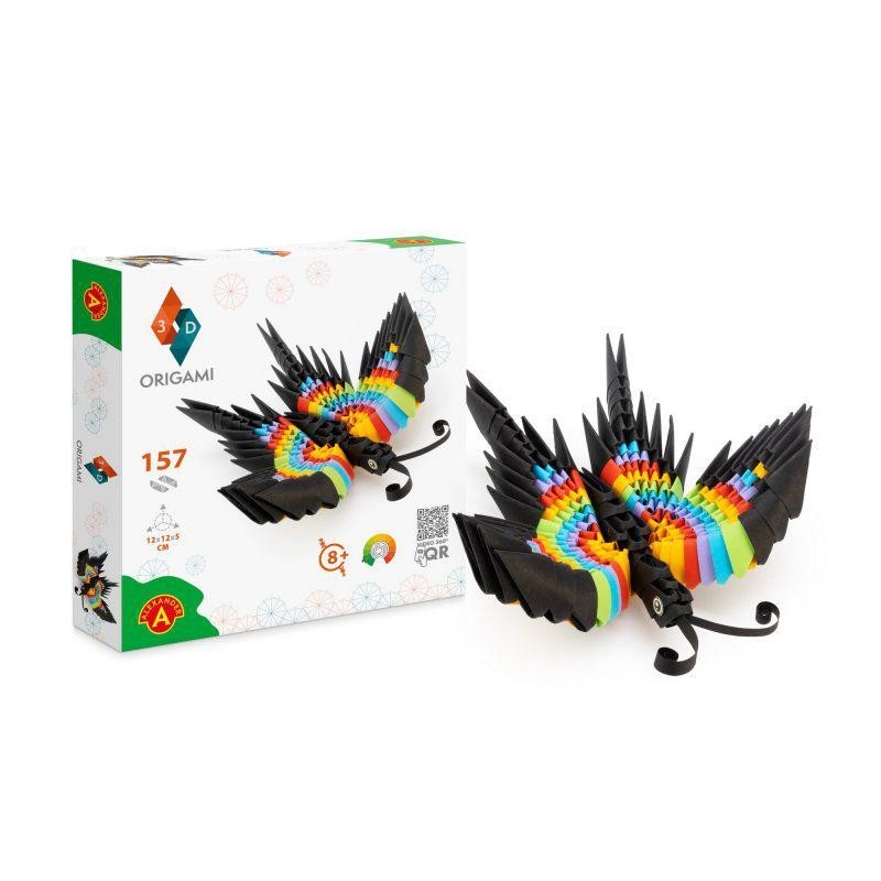 Kit origami 3d fluture