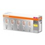 5 becuri led osram base classic p e14 4w (40w) 470 lm lumina calda (2700k)