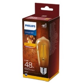 Bec led vintage (decorativ) philips classic gold bulb st64 eyecomfort e27 5.5w (48w) 600 lm