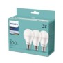 3 becuri led philips a67 e27 13w (100w) 1521 lm lumina neutra (4000k) mat