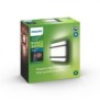 Aplica led pentru exterior philips petronia 12w (83w) 1200 lm lumina calda (2700k) ip44 190x190x53mm