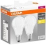 2 becuri led osram base classic a e27 8.5w (60w) 806 lm lumina calda (2700k)