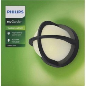 Aplica pentru exterior philips astilbe 1xe27 max 42w ip44 178x175mm negru