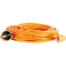 Cordon bachmann fisa+priza tip schuko cablu ho5vv-f 3g1 20m culoare orange
