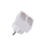 Stecker dublu bachmann 2 prize 230v 2.5a culoare alba