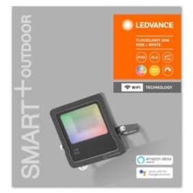 Proiector led rgb inteligent ledvance smart+ wifi multicolour 20w 220-240v 1600 lm lumina calda (3000k)