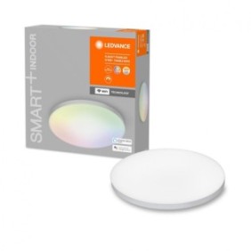 Plafoniera led rgb inteligenta ledvance smart+ wifi planon 300 20w 2400 lm lumina alba si