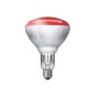 Bec infrarosu industrial philips e27 250w 230v dimabil incandescent culoare alb/ rosu 125x125x173