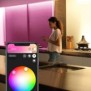 Banda led rgb inteligenta philips hue lightstrip plus bluetooth 20w 1700 lm lumina alba si