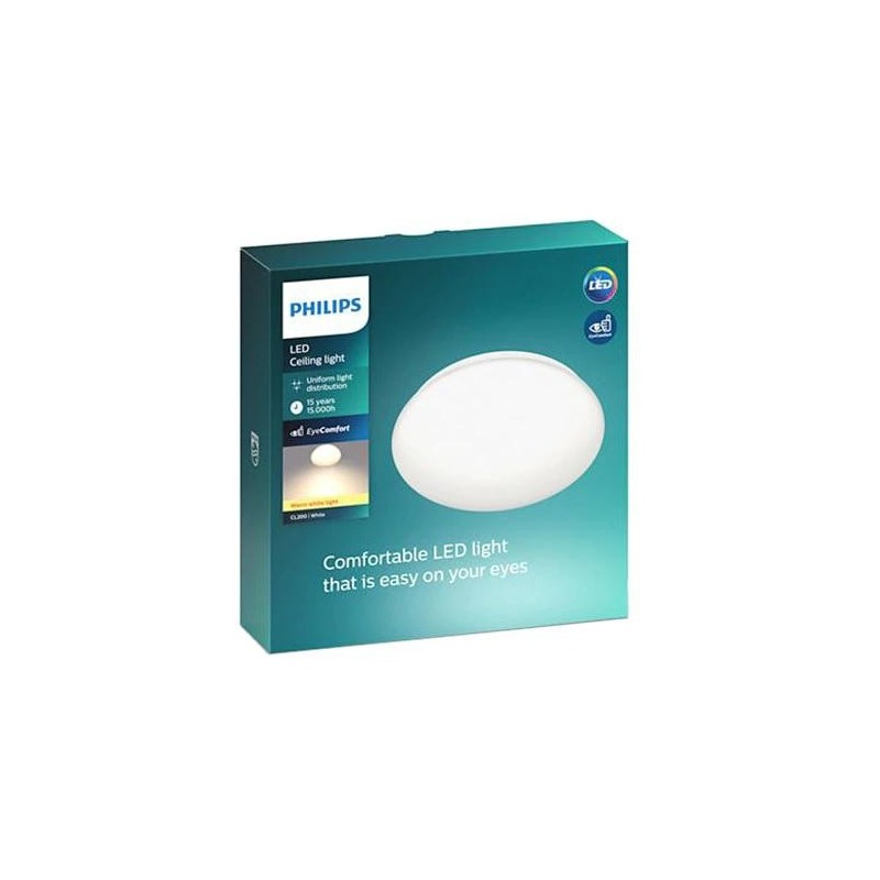 Plafoniera led philips cl200 17w 1700 lm lumina calda (2700k) ip20 32cm