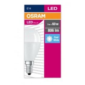 Bec led osram value classic p e14 7w (60w) 806 lm lumina neutra (4000k)