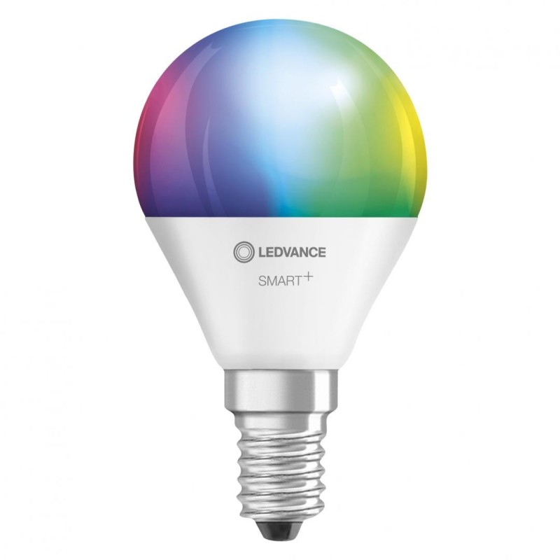 Bec led rgb inteligent ledvance smart+ wifi mini bulb multicolour p e14 4.9w (40w) 470