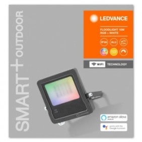 Proiector led rgb inteligent ledvance smart+ wifi multicolour 10w 220-240v 800 lm lumina calda (3000k)