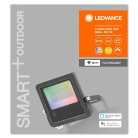Proiector led rgb inteligent ledvance smart+ wifi multicolour 30w 220-240v 2400 lm lumina calda (3000k)