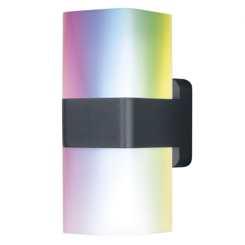 Aplica led rgb pentru exterior ledvance smart+ wifi cube updown 14w 950 lm lumina alba