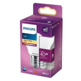 Bec led philips classic p45 eyecomfort e27 4.3w (40w) 470 lm lumina calda (2700k) mat