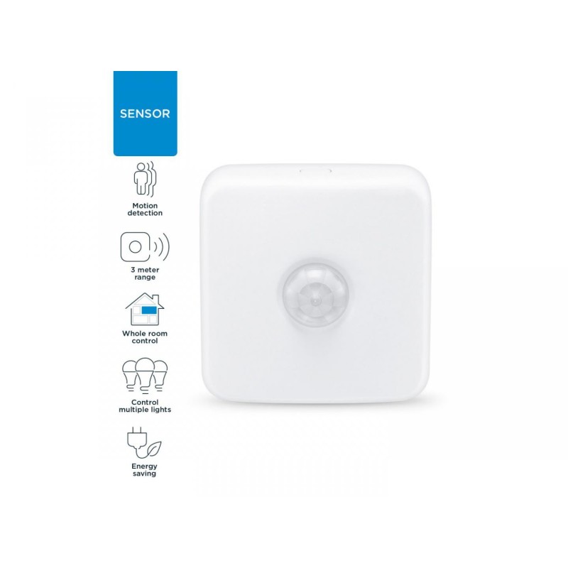 Senzor miscare wiz connected 120° compatibil cu gama wiz 2xaa ip20 zona detectare 3m distanta