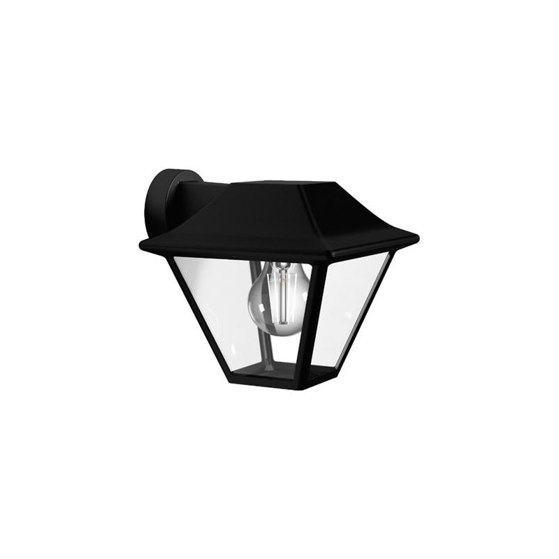 Aplica tip felinar pentru exterior philips alpenglow 1xe27 max 60w ip44 200x174x179mm negru