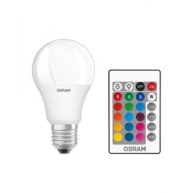 Pachet 2 becuri led rgb osram star classic a e27 9.7w (60w) 806 lm lumina