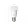 Pachet 3 becuri led rgb inteligente philips hue a60 bluetooth e27 9w (75w) 1100 lm