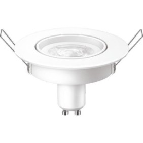 Bec led spot philips gu10 4.7w (50w) 345 lm lumina calda (2700k) 9cm alb