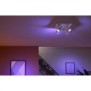 Spot led rgb cvadruplu philips hue argenta bluetooth 4xgu10 4x5.7w 4x350 lm lumina alba si