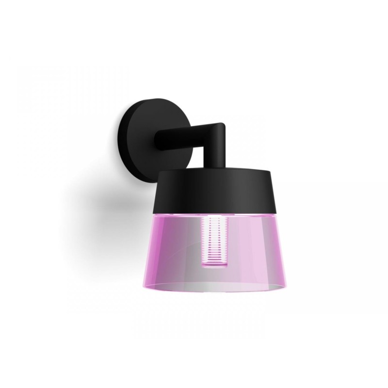 Aplica tip felinar led rgb pentru exterior philips hue attract 8w (49w) 600 lm lumina