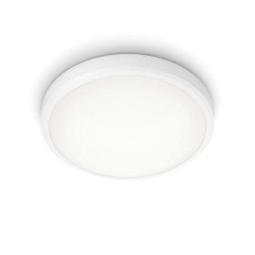 Plafoniera led philips doris cl257 17w 1700 lm lumina neutra (4000k) ip44 31.3cm alb