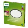 Plafoniera led pentru exterior philips superslim 15w 1300 lm lumina calda (2700k) ip54 25 cm