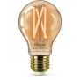 Bec led inteligent vintage (decorativ) philips filament bulb amber a60 wi-fi bluetooth e27 7w (50w)