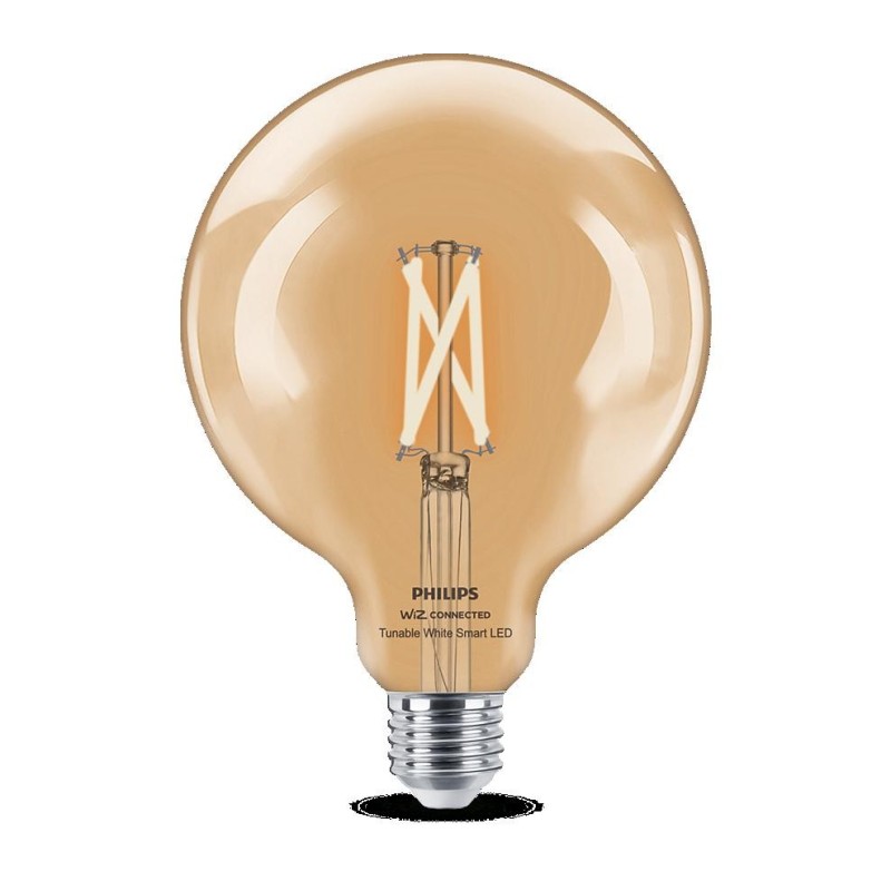 Bec led inteligent vintage (decorativ) philips filament globe clear g125 wi-fi bluetooth e27 7w (60w)