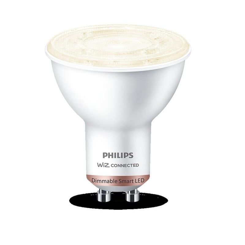 Bec led inteligent philips spot par16 wi-fi bluetooth gu10 4.7w (50w) 345 lm lumina calda