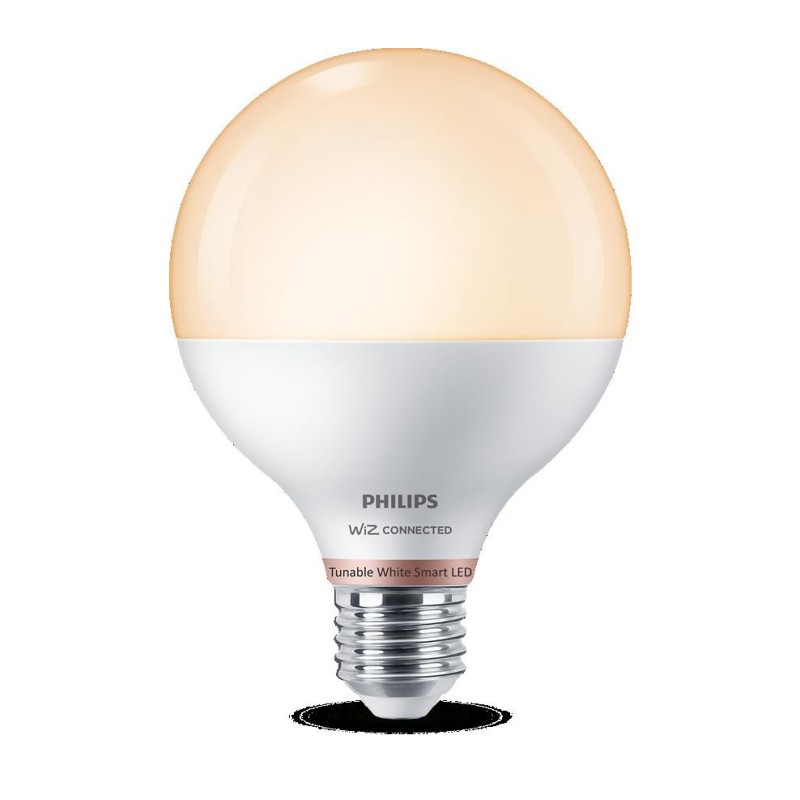 Bec led inteligent philips glob g95 wi-fi bluetooth e27 11w (75w) 1055 lm lumina alba