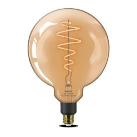 Bec led inteligent vintage (decorativ) philips filament globe amber g200 wi-fi bluetooth e27 6w (25w)