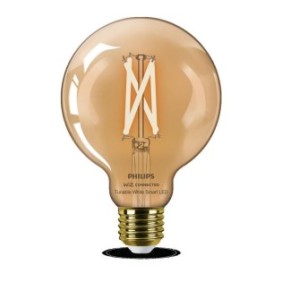 Bec led inteligent vintage (decorativ) philips filament globe amber g95 wi-fi bluetooth e27 7w (50w)