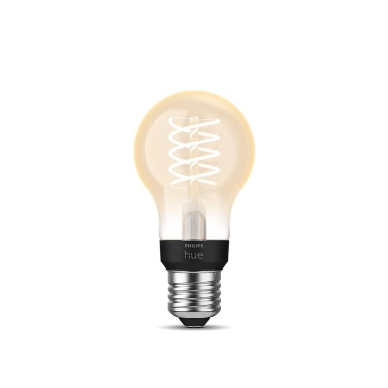 Bec led inteligent vintage (decorativ) philips hue filament bulb a60 bluetooth e27 7w (40w) 550