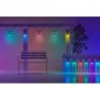 Ghirlanda inteligenta led rgb pentru exterior philips wiz 12 becuri 12w 100-240v 120 lm lumina