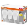 3 becuri led osram base classic a e27 8.5w (60w) 806 lm lumina calda (2700k)